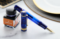 Delta DV Original Mid-Size Fountain Pen - Imperial Blu (Limited Edition)