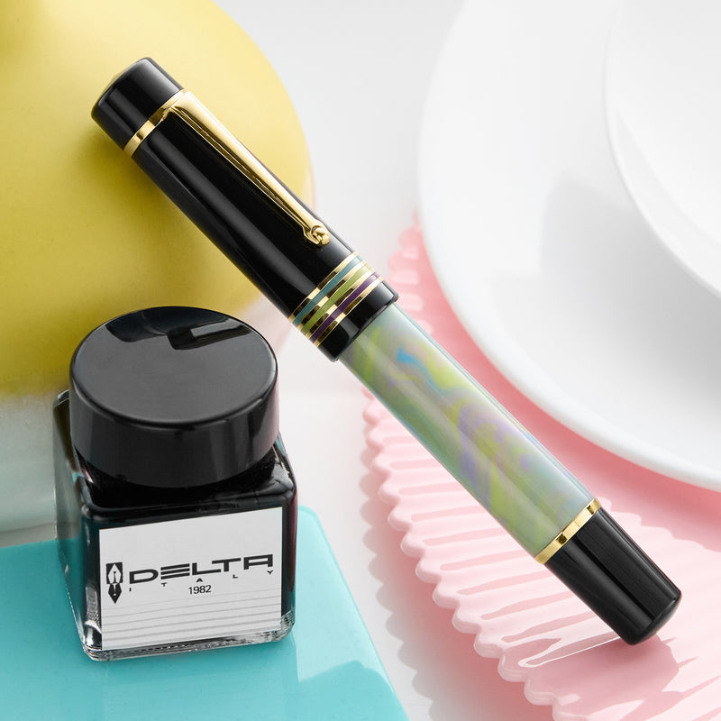Delta DV Original Mid-Size Fountain Pen - Cosmic Cotton Candy (Limited Edition)