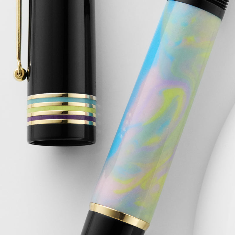 Delta DV Original Mid-Size Fountain Pen - Cosmic Cotton Candy (Limited Edition)