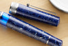 Delta Lapis Blue Celluloid Fountain Pen - Palladium (Limited Edition)
