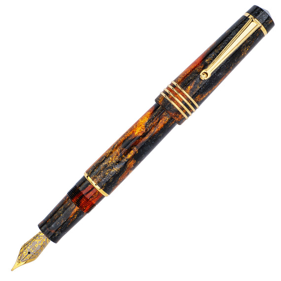 Delta DV Original Mid Size Fountain Pen - Glow Up Oro