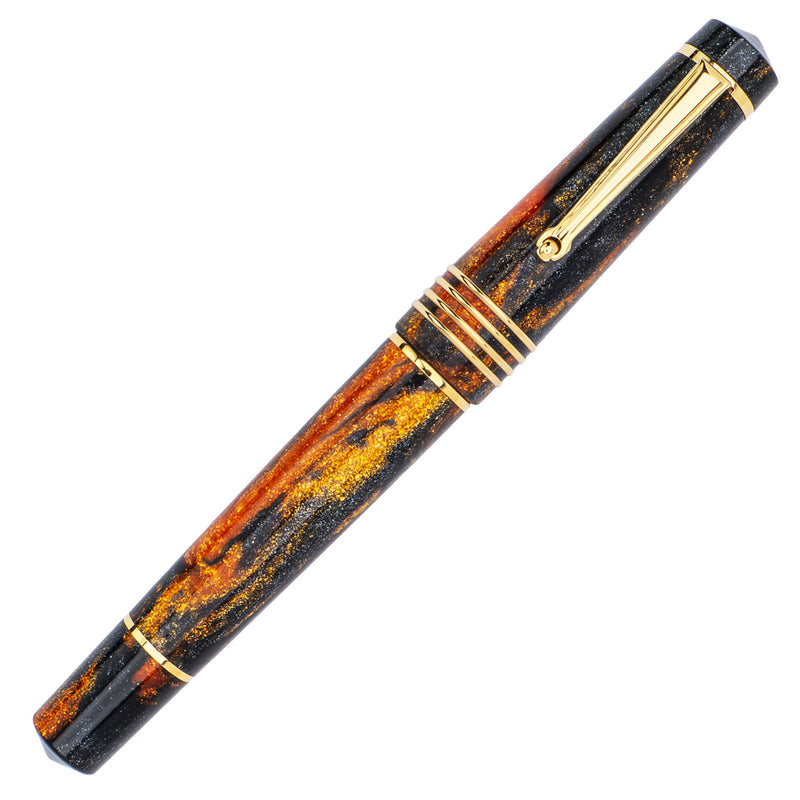 Delta DV Original Mid Size Fountain Pen - Glow Up Oro
