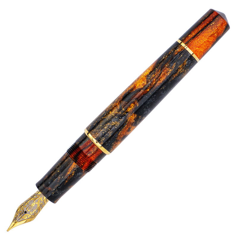 Delta DV Original Mid Size Fountain Pen - Glow Up Oro