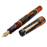 Delta DV Original Mid Size Fountain Pen - Glow Up Oro