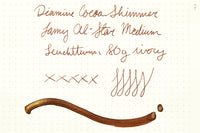Diamine Cocoa Shimmer - 50ml Bottled Ink