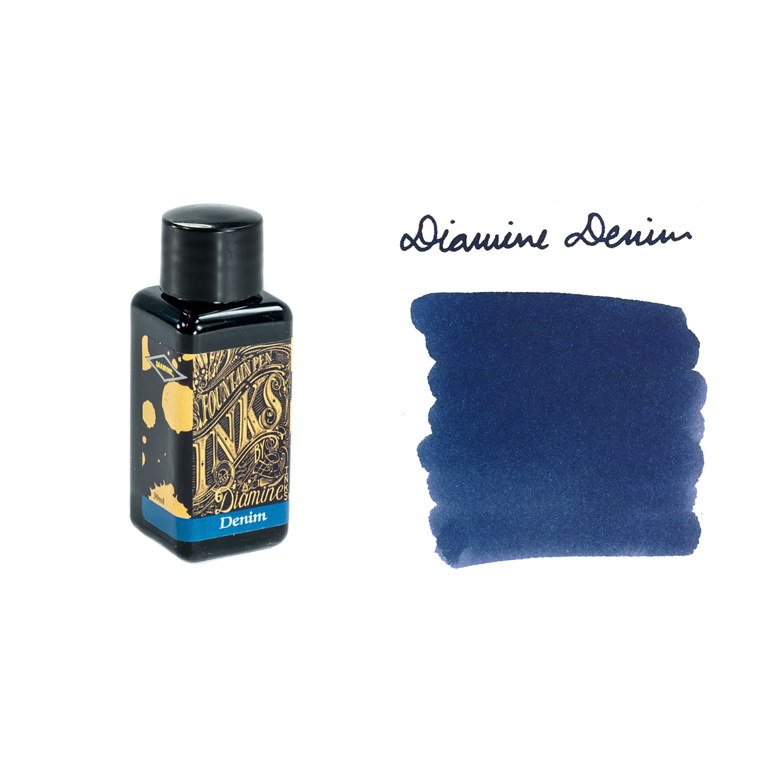 Diamine Denim - 30ml Bottled Fountain Pen Ink - The Goulet Pen Company