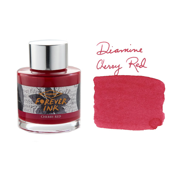 Diamine Forever Cherry Red - 50ml Bottled Ink