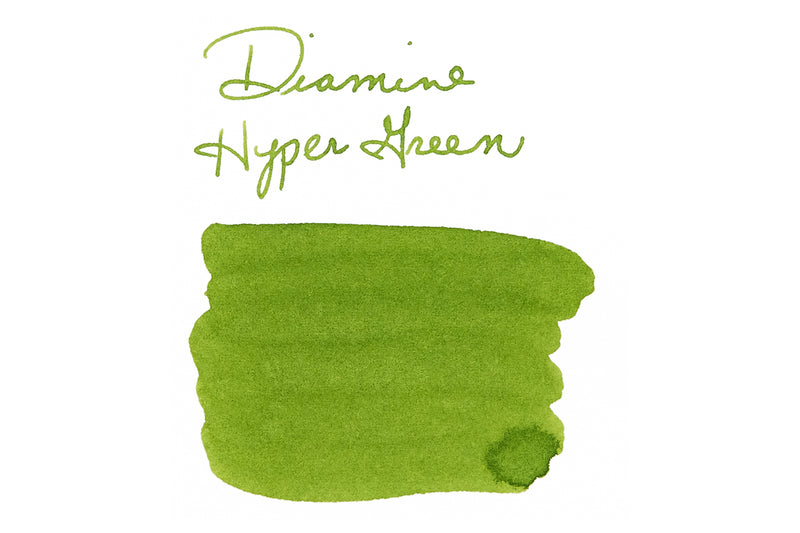 Diamine Hyper Green - Ink Sample