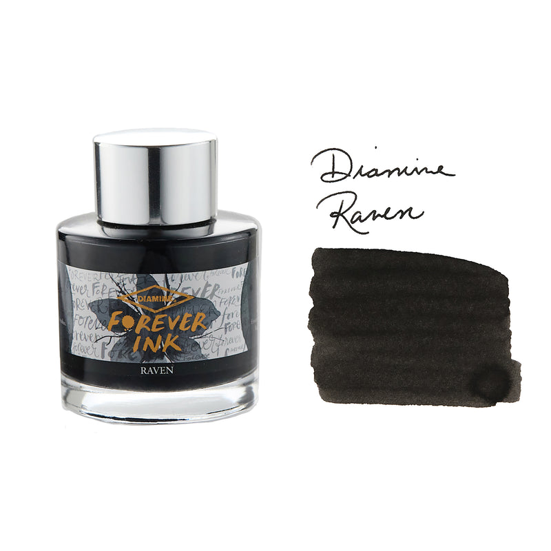 Diamine Forever Raven - 50ml Bottled Ink