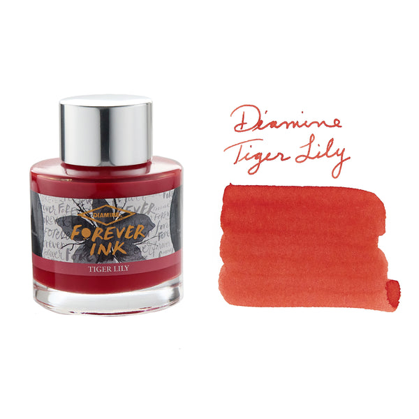 tiger lily stationery Diamine Forever Ink Tiger Lily 50ml