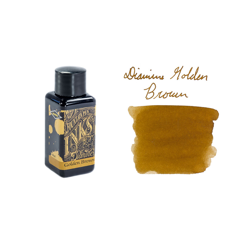 Diamine Golden Brown - 30ml Bottled Ink