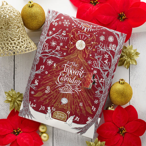 Diamine InkVent Calendar 2026 (Burgundy Edition)