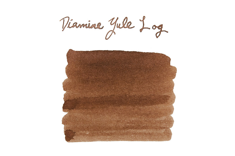 Diamine Yule Log - Ink Sample
