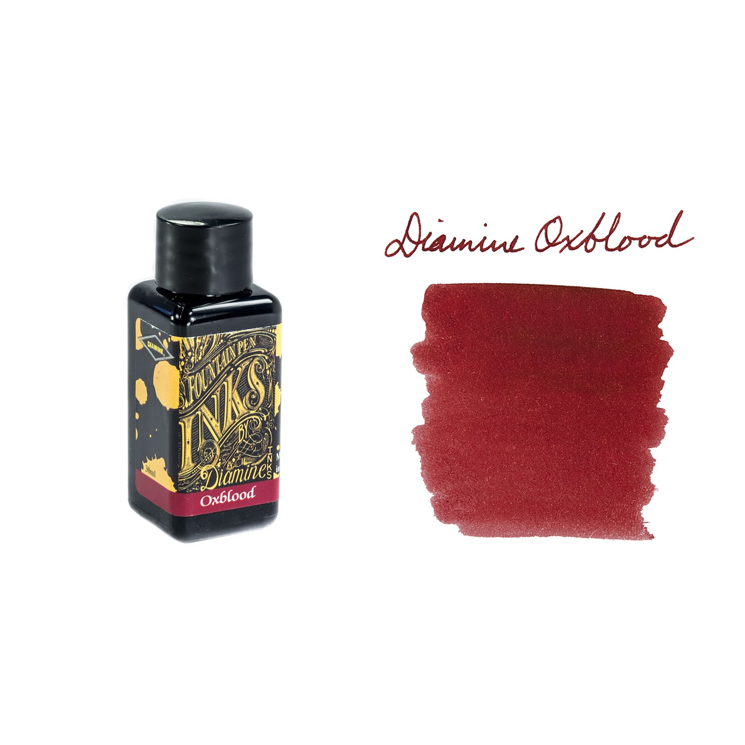 Diamine Fountain Pen 30ml Bottle Ink Oxblood | Malaysia