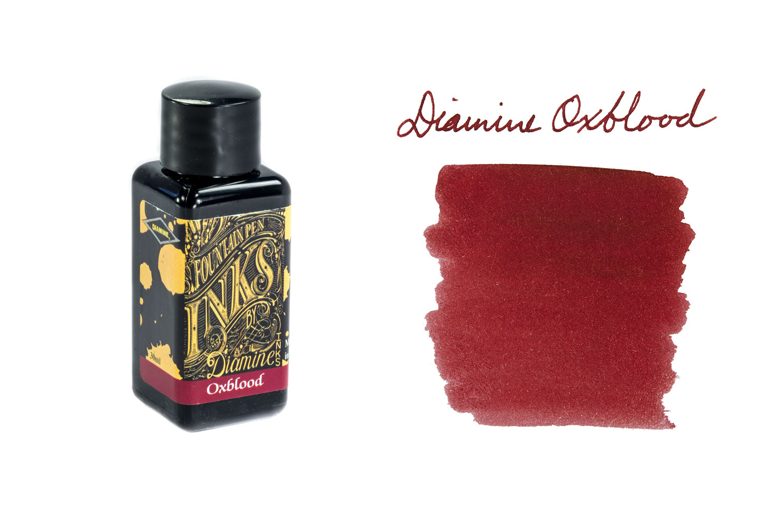 Inchiostro Diamine Per Stilografica - Bottiglia 80ml Nero Seppia