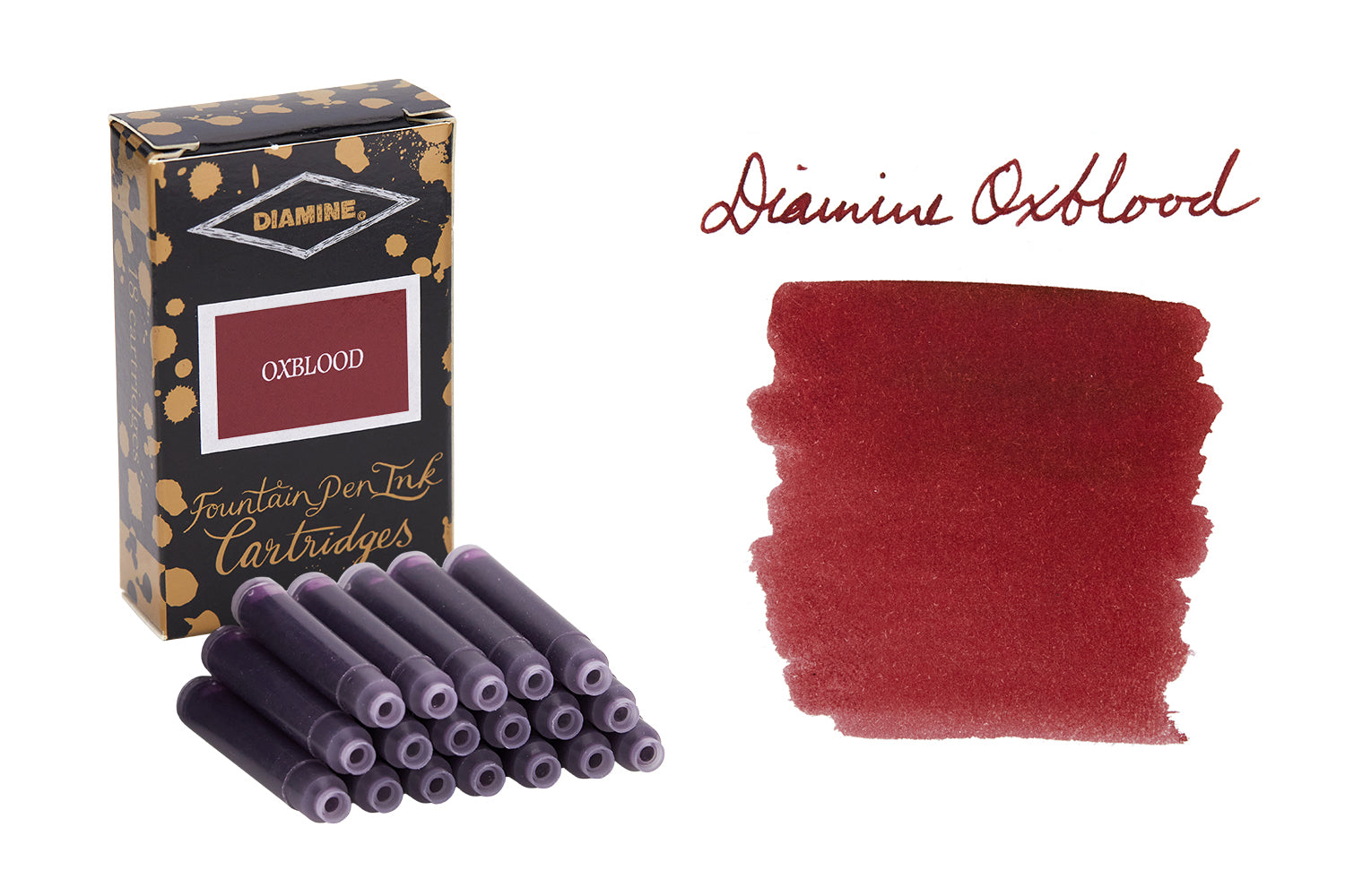 Diamine Oxblood - Fountain Pen Ink Cartridges - The Goulet Pen Company