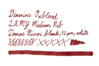 Diamine Oxblood - Ink Sample