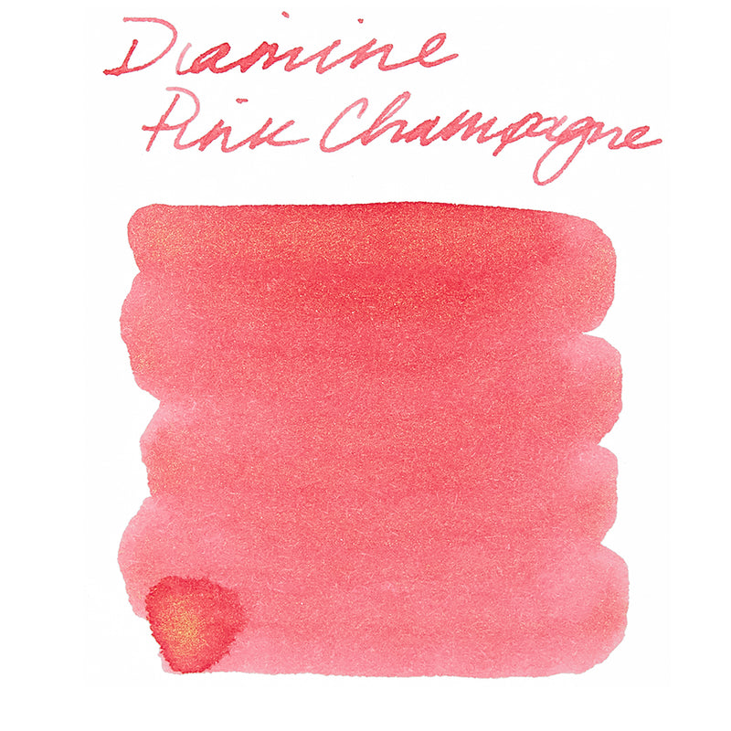 Diamine Pink Champagne - Ink Sample