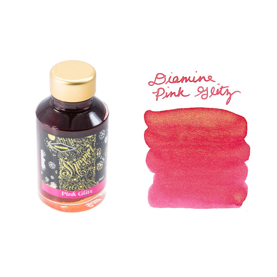 Diamine Pink Glitz - 50ml Bottled Ink