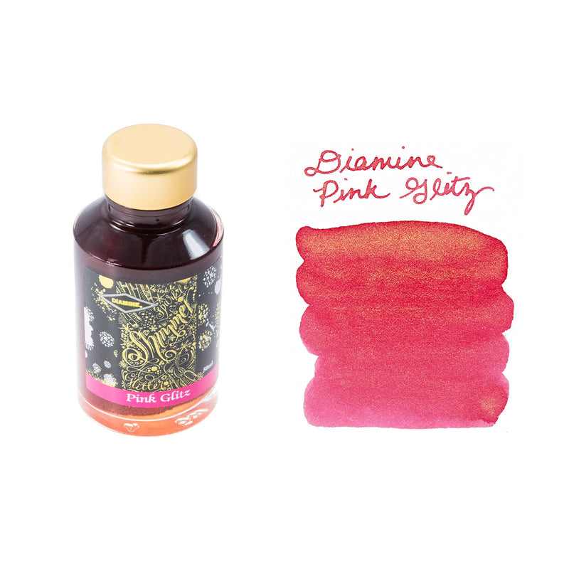 Diamine Pink Glitz - 50ml Bottled Ink