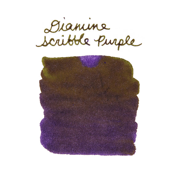 Diamine Scribble Purple - Ink Sample