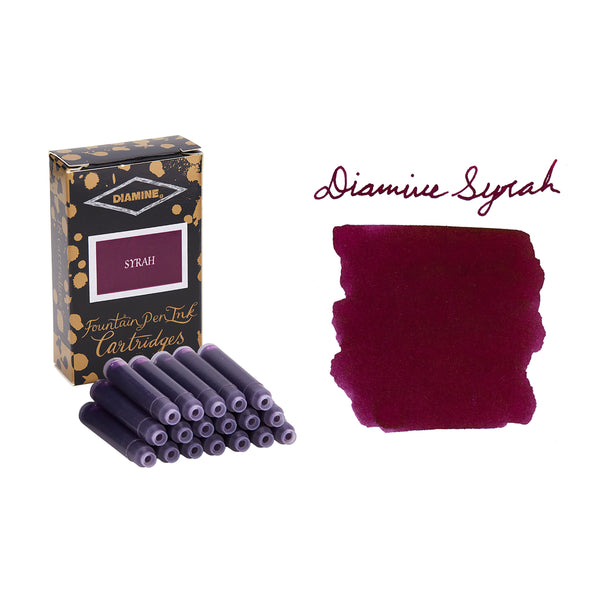 Diamine Syrah - Fountain Pen Ink Cartridges - The Goulet Pen Company