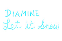 Diamine Let It Snow - Ink Sample