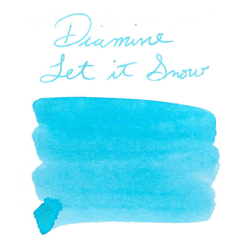 Diamine Let It Snow - Ink Sample