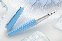 Diplomat Aero Fountain Pen - Ice Blue (Special Edition)