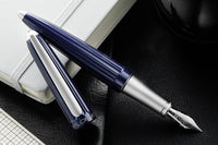 Diplomat Aero Fountain Pen - Midnight Blue