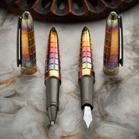 Diplomat Aero Fountain Pen - Rhomb Flame