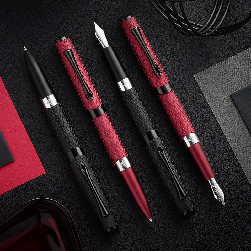 Diplomat Cobra Fountain Pen - Matte Black
