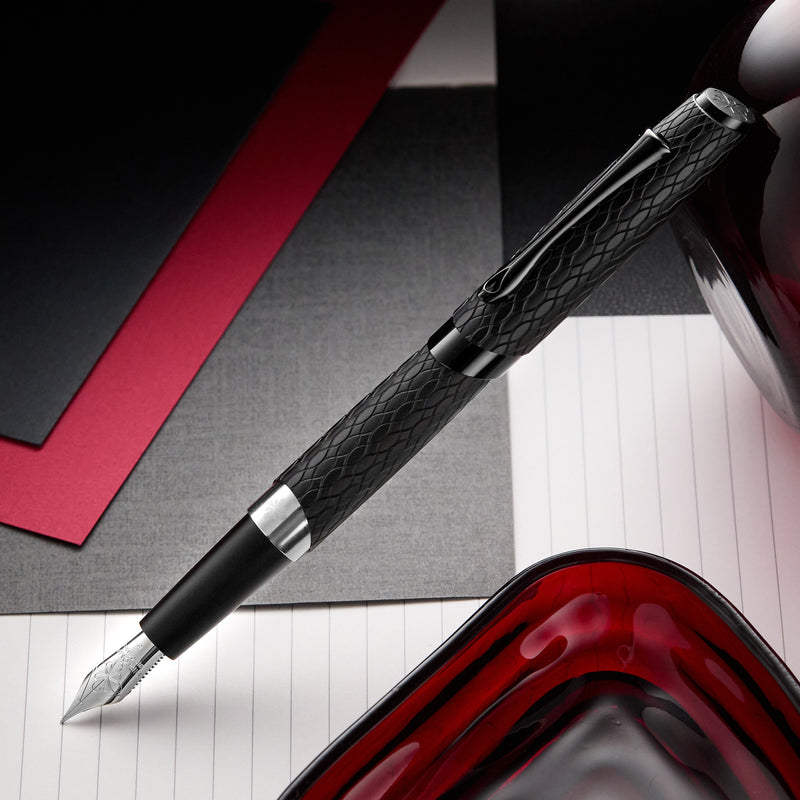 Diplomat Cobra Fountain Pen - Matte Black
