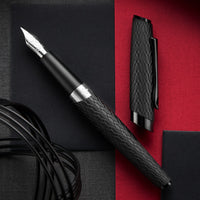 Diplomat Cobra Fountain Pen - Matte Black