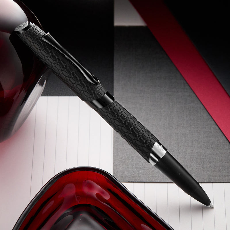 Diplomat Cobra Rollerball Pen - Matte Black
