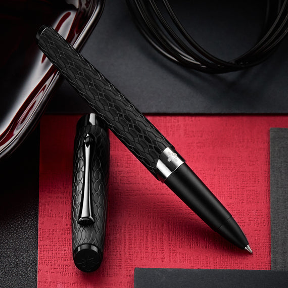 Diplomat Cobra Rollerball Pen - Matte Black