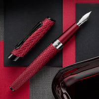 Diplomat Cobra Fountain Pen - Burgundy