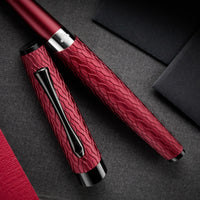 Diplomat Cobra Rollerball Pen - Burgundy Red