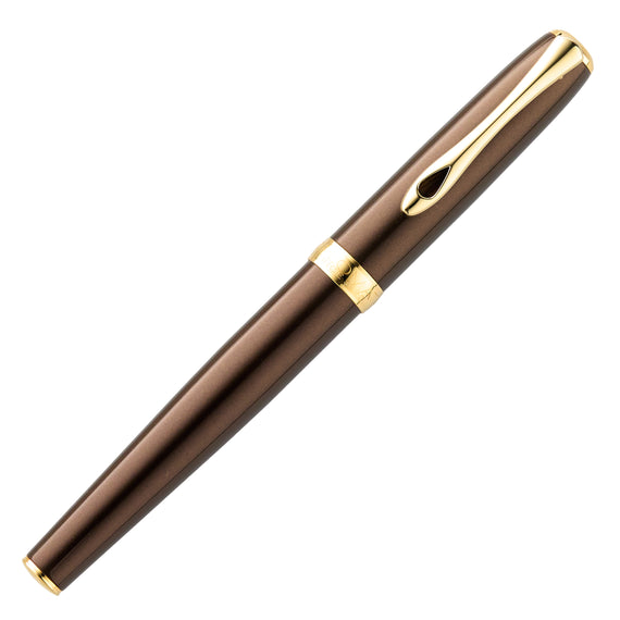 Diplomat Excellence A2 Fountain Pen - Marrakesh Brown/Gold