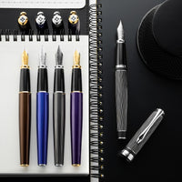 Diplomat Excellence A2 Fountain Pen - Marrakesh Brown/Gold