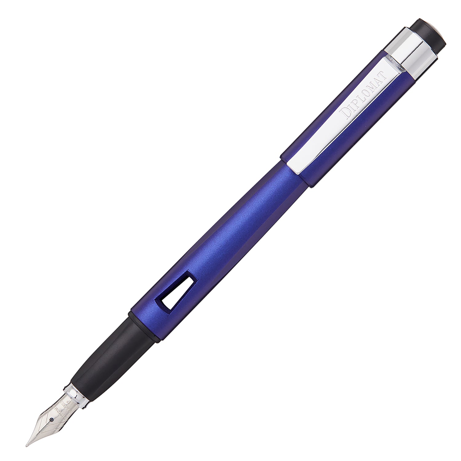 Diplomat Füllhalter Magnum Indigo Blau – Made In Germany Mit Edelstahlfeder In Geschenkbox