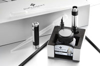 Diplomat Nexus Demo Fountain Pen - Black/Silver