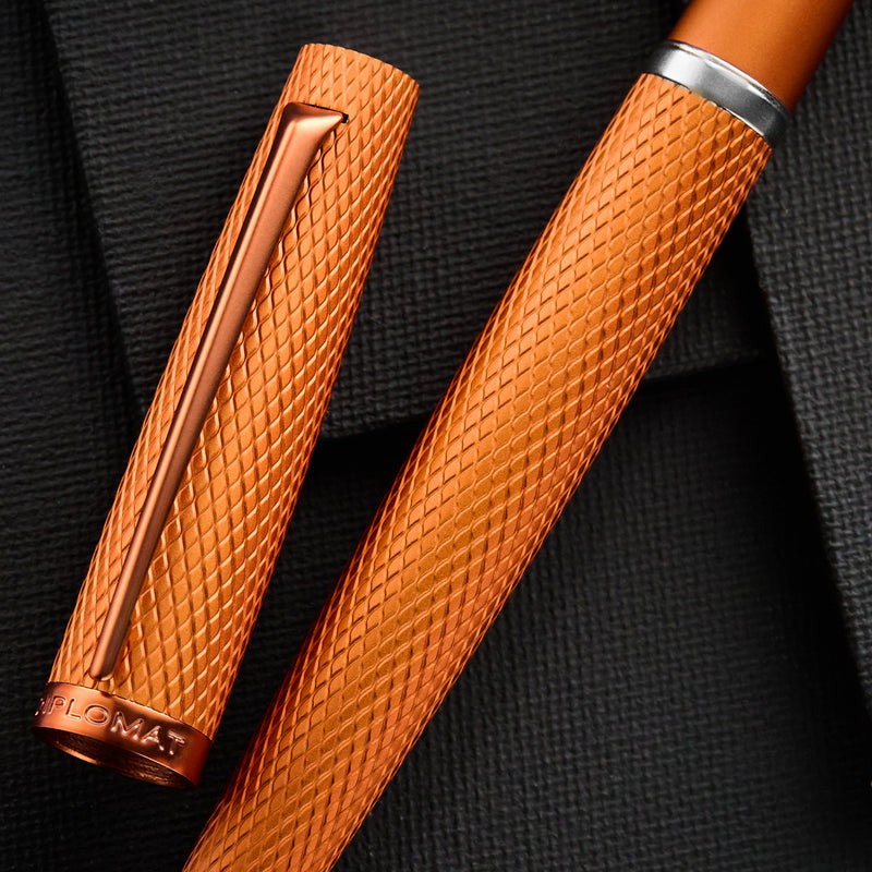Diplomat Viper Fountain Pen - Orange