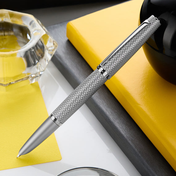 Diplomat Viper Fountain Pen - Silver