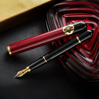 Diplomat XO Fountain Pen - Lacquered Burgundy/Gold (Special Edition)