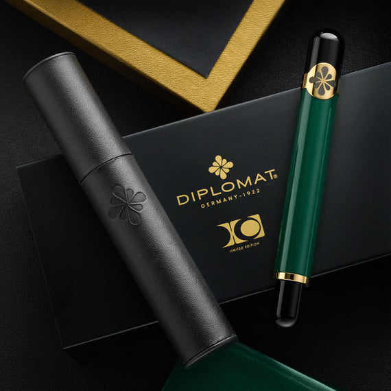 Diplomat XO Fountain Pen - Racing Green (Limited Edition)