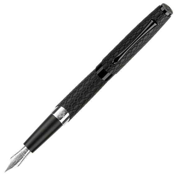 Diplomat Cobra Fountain Pen - Matte Black