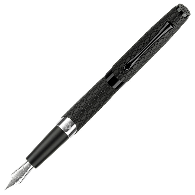 Diplomat Cobra Fountain Pen - Matte Black