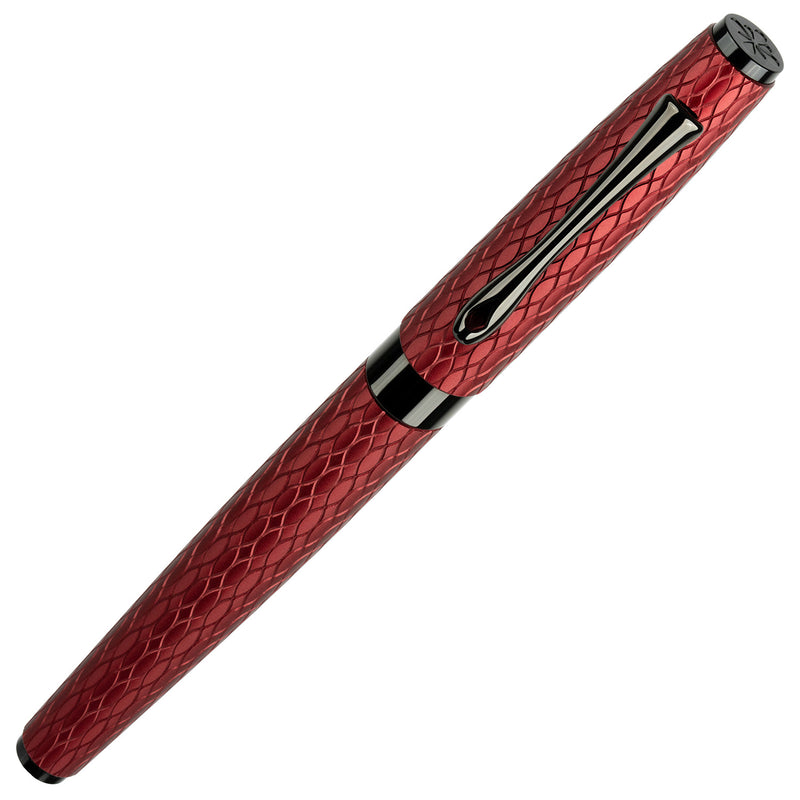 Diplomat Cobra Rollerball Pen - Burgundy Red