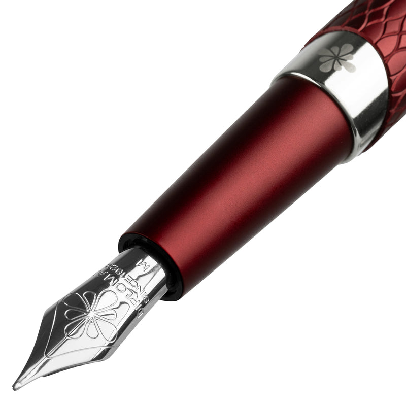 Diplomat Cobra Fountain Pen - Burgundy